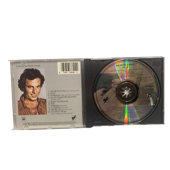 Julio Iglesias Non Si Vive Cosi Classic Music CD Album 1983 CBS Records - Picture 2 of 4